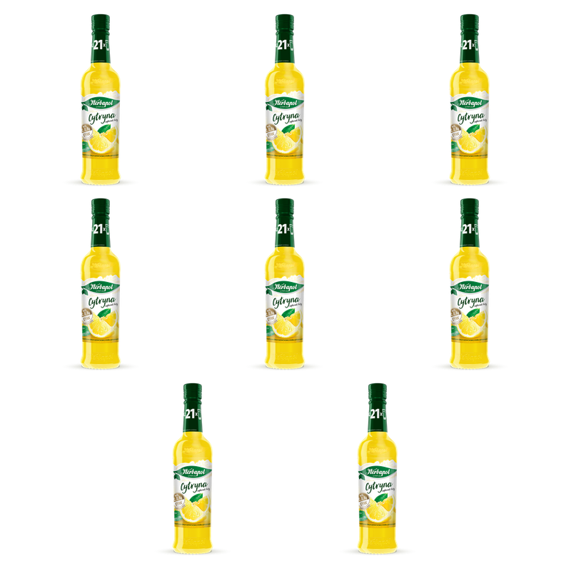 Herbapol syrop suplement diety cytryna z witaminami C,D,B6 i cynkiem 420ml X8
